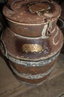 Antique Gympie Cream Can - T.K.Harvey Woolooga - Made by Newberry & Shambler Ironmongers - Gympie - 3