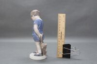 Royal Copenhagen Boy with Teddy Figurine. - 2