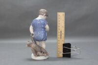 Royal Copenhagen Boy with Teddy Figurine. - 3