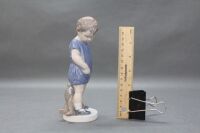 Royal Copenhagen Boy with Teddy Figurine. - 4