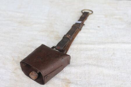 Vintage 3.5in Condamine Bell on Leather Strap