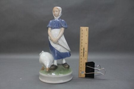 Royal Copenhagen Goose Girl Figurine