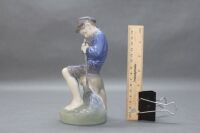 Royal Copenhagen Whittling Boy - 2