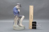 Royal Copenhagen Whittling Boy - 4