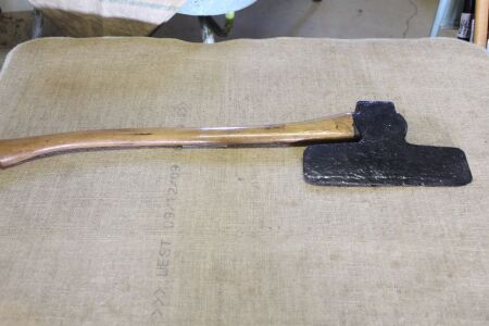 Vintage 12in Warranted Cast Steel Broad Axe