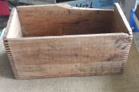 Nobel Australasia Proprietary Limted Melbourne Timber Gelignite Crate - App. 510mm x 250mm x 250mm - 3