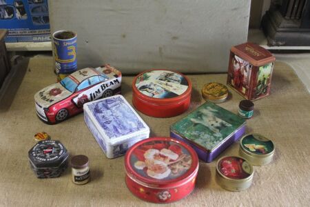 Asstd Box of Tins - Some Vintage