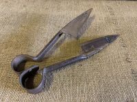 Rare Antique Ward and Payne 202 Sheffield England Wool Shears with Shepherd, Crook and Dog TM from Bourke in N.Q. - 3