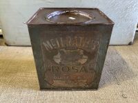 Antique 6lb McIlrath's Rosa Tea Tin Sydney