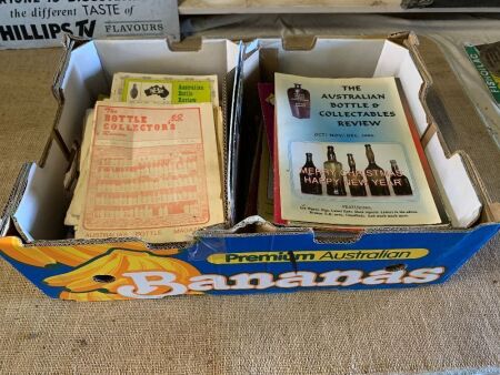 Large Asstd Lot of Vintage Bottle Collecting Magazines from 1970's Onwards