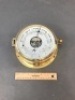 Wall Mounted Brass Barometer & Thermometer - 2