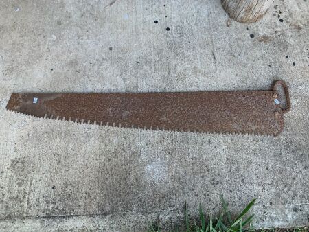 Vintage Hand Cross Cut Saw - App. 900mm