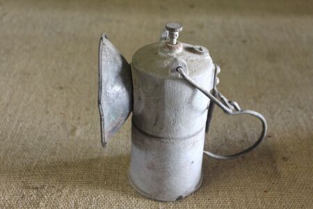 Antique Pinacle Brand Alloy Carbide Lamp