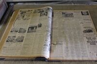 Large Bound Book with Every Copy of the Sydney Morning Herald from Sept 1952 - 2