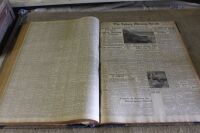 Large Bound Book with Every Copy of the Sydney Morning Herald from Sept 1952 - 3