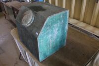 Antique Galvanised Flour Bin c1900 Made by S.Holloway Ironmonger Gympie - App. 450mm x 360mm x 450mm - 2