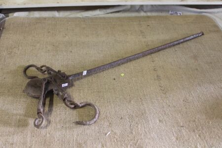 Large Antique Iron Sack Scale - No Weights