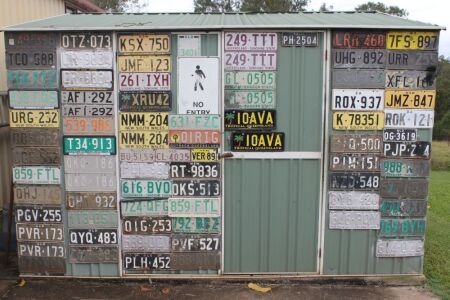 Large Collection of Vintage Australian Rego Plates