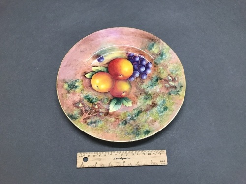 Royal Worcester Fruit Pattern Dinner Plate