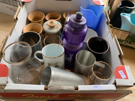 Asstd Box Lot of Gympie Cups and Mugs etc