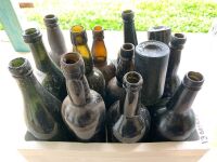 Asstd Box Lot of 13 Antique Black Glass Bottles from Gympie Goldfields - Bottom Embossed c1870's - 3