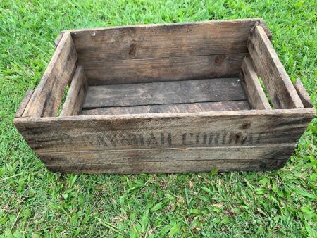 Vintage Gayndah Cordials Timber Crate