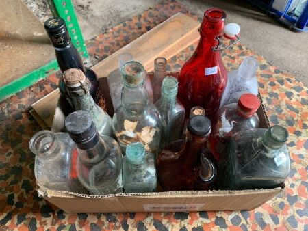 Asstd Lot of Vintage Bottles
