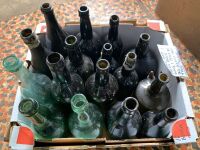 Asstd Lot of Antique Gympie Goldfield Black Glass Bottles inc. Widgee Crossing Reserve - 2