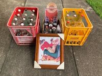 Asstd Lot of Coca Cola Bottles etc inc 2 Plastic Crates and Bottles