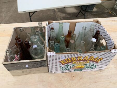 Large Asstd Lot of Vintage Bottles