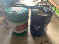 Valvoline and Castrol 60L Drums + 1 Pump  - 3