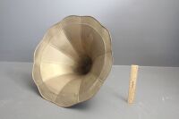 Vintage Style HMV Brass Record Player Trumpet - 2