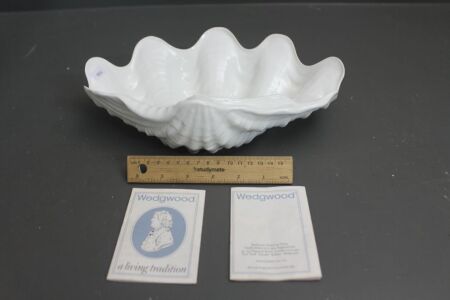 Vintage Boxed Wedgwood Clamshell from the Nautilus Collection