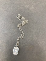 7.5gm Sterling Silver Ingot on App. 60cm Silver Chain