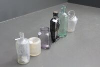 6 x Asstd Glass Bottles inc. Savar's Measure, Harvey Brisbane Essence, Amethyst Glue, Unspillable Inkwell, 1840's Perfume, Docker's Strawdi - 3