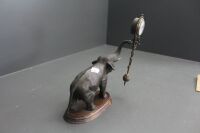 Antique Junghans Elephant Mystery Clock c1900 - 3