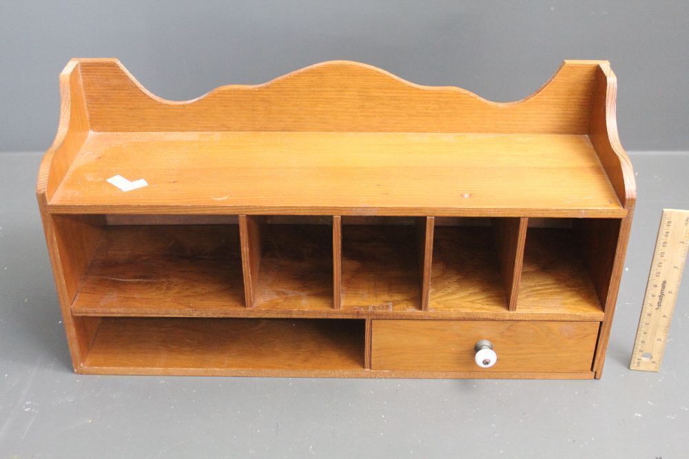 Vintage Pine Kitchen Shelves / Rack