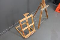 2 x Timber Artists Easels - 3