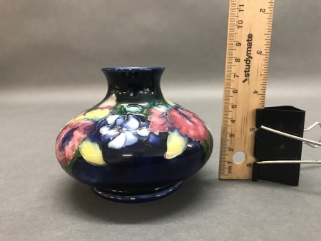 Moorcroft Iris Squat Vase