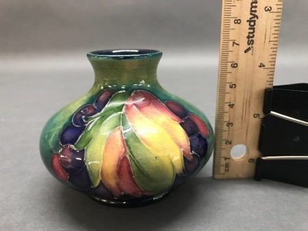 Moorcroft Leaf & Berry Squat Vase