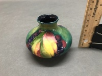 Moorcroft Leaf & Berry Squat Vase - 2