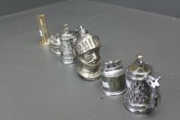 Asstd Lot of 6 Desk / Table Lighters inc 2 Diana - 1 as is - 2