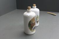 Pair of Dutch Painted Stoneware Gin Bottles - 3