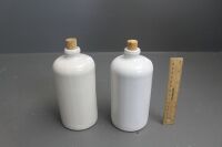 Pair of Dutch Painted Stoneware Gin Bottles - 4