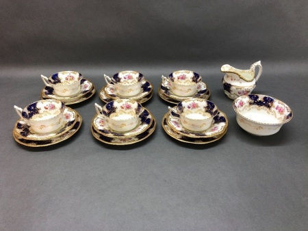 Coalport Batwing 20 Piece Tea Set