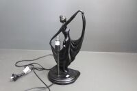 Art Deco Style Contemporary Bronzed Lady Table Lamp - 4