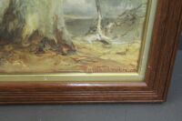 Vintage Hans Heysen Print in Oak Frame - 2