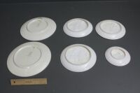 Collection of 6 Vintage Mountain Chalet Wall Plates in Relief - 2