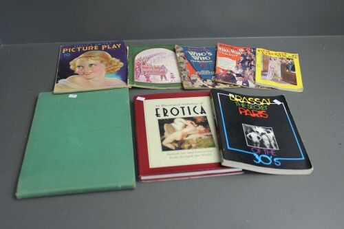 Asstd Lot of Erotica Books and Film Magazines