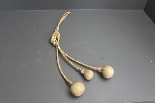 Argentinian Braided Rawhide 3 Ball Boleadoros Lasso